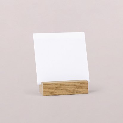 Porte-carte bois - lot de 10