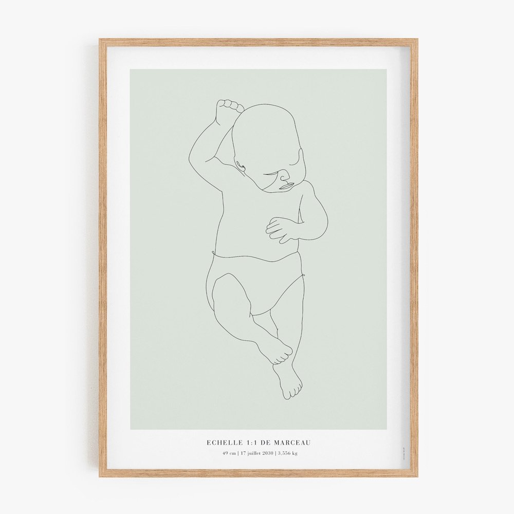 1 Serviette en papier Bébé - Baby - Naissance - Fond Rose - Ref 455