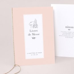 Boîte à dragées baptême Chapelet - Le faire-part Français.fr